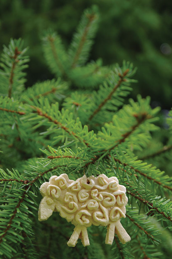 Salt dough ornaments are easy to make, and a great activity for kids.